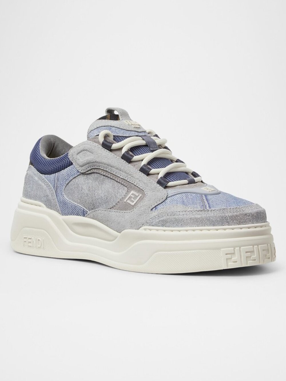 Fendi Force Sneaker in Denim